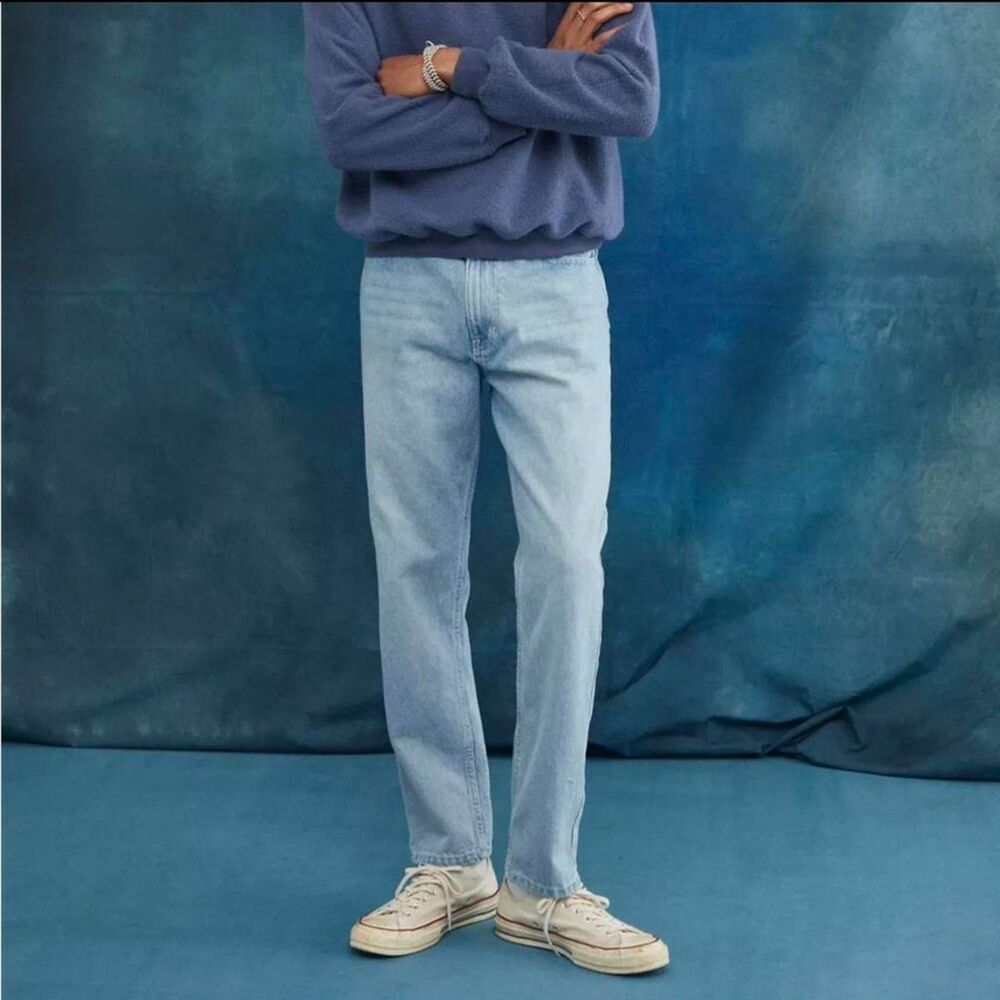 BDG Urban Outfitters Vintage Slim Fit Jeans 36x32 Light Wash Straight Leg